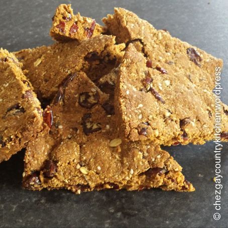 nutty, oaty slices
