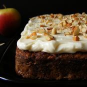 Apple Cardamom Cake with Quince Frosting