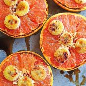 Broiled Grapefruit With Honey And Bananas
