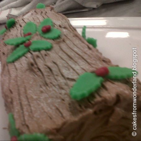 Christmas Yule Log Cake