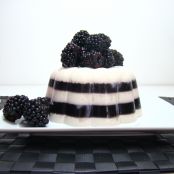Blackberry coconut jelly