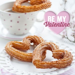 Valentine's day churros