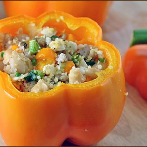 Stuffed peppers.