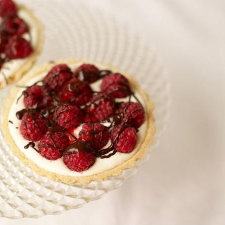 Raspberry & mascarpone tarts