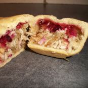 Turkey, Stuffing and Cranberry Pie