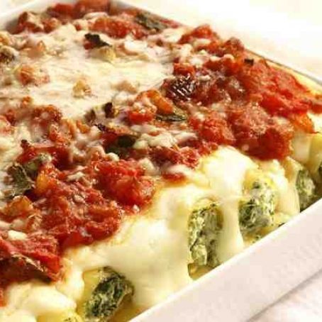 Spinach and Ricotta Cannelloni