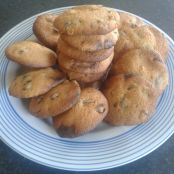 White chocolate & cranberry cookies