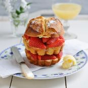 Sweet Eve Strawberry and Vanilla Brown Sugar Toasted Brioche Sandwich