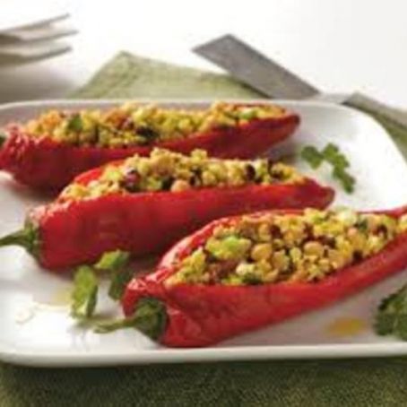 Romano Peppers with Couscous