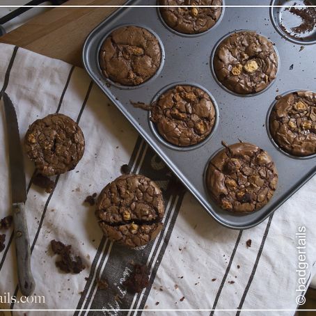 Malteaser Smash Brownie Bites