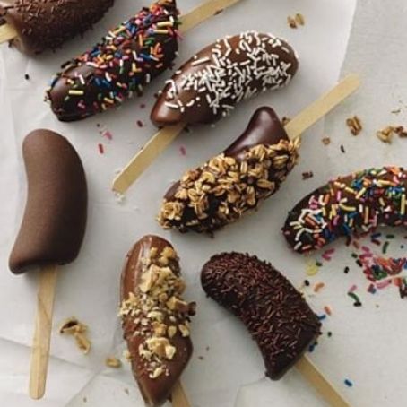 Chocolate Banana Pops