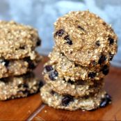 Banana and oat cookie