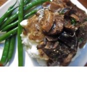 Wild mushroom and Whiskey Stroganoff