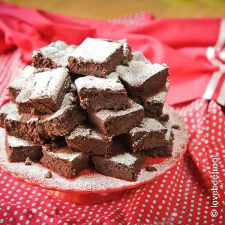 Beetroot chocolate brownies, with a chilli option