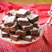 Beetroot chocolate brownies, with a chilli option