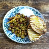 Moroccan Broad Beans with Roasted Lemon