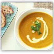 Carrot and coriander soup