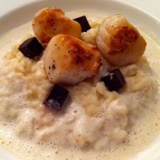 Cauliflower Risotto with Chocolate Jelly