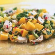 chicken, mango and chilli salad