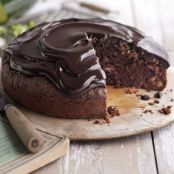 Chocolate courgette cake