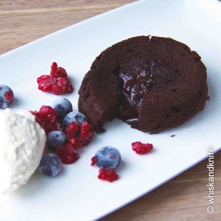 Chocolate Molten Cake For Two