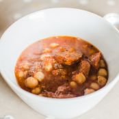 Chorizo and Chick Pea Soup