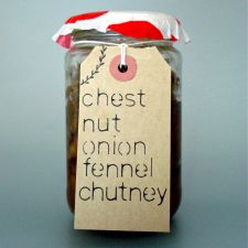 Chestnut, onions, fennel chutney
