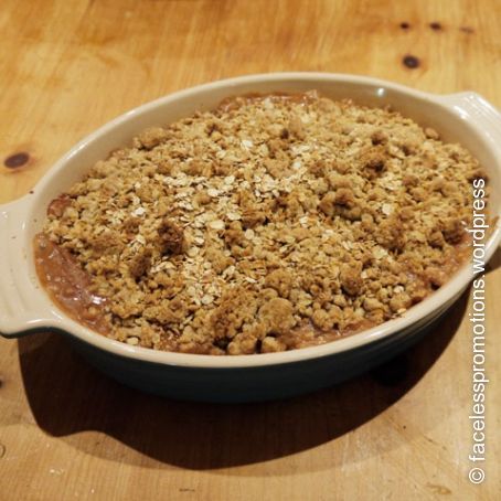 No-Fuss Apple Rhubarb Crumble