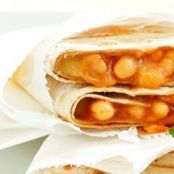 Five Spice Chicken Wrap With Beans