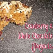 Cranberry and White Chocolate Flapjacks