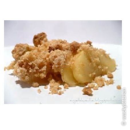 Apple and Chocolate Crumble