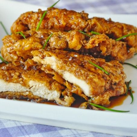 Honey Garlic Crunch Chicken