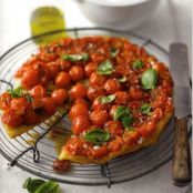 Tomato and Basil Tarte Tatin