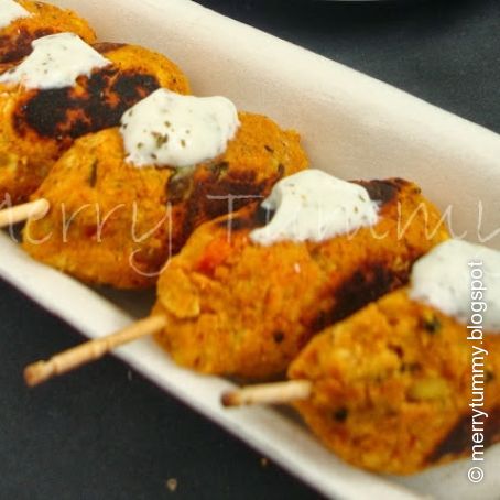 Lentils/Dal Seekh Kebabs