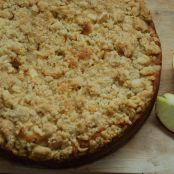 Apple and Marzipan Crumble Cake