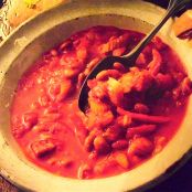Spicy Bean, Tomato and Sausage Soup.