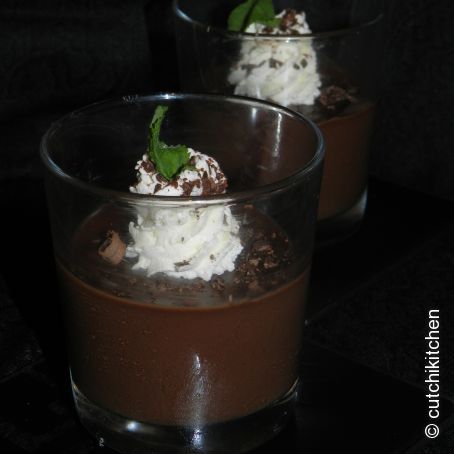 Mint Chocolate Pots de Creme
