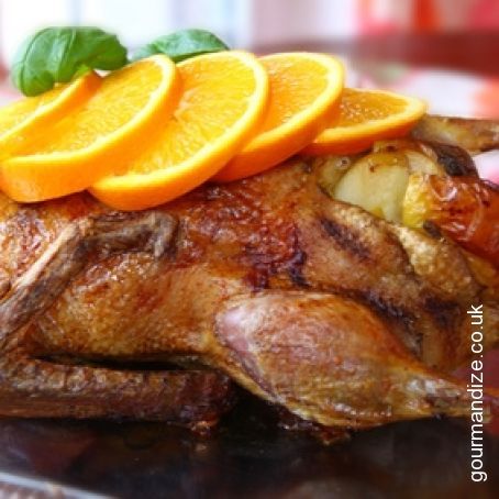 Crispy Roast Duck with Black Bean Dipping Sauce