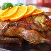 Crispy Roast Duck with Black Bean Dipping Sauce