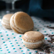 Earl Grey Macarons with Cream Cheese Frosting