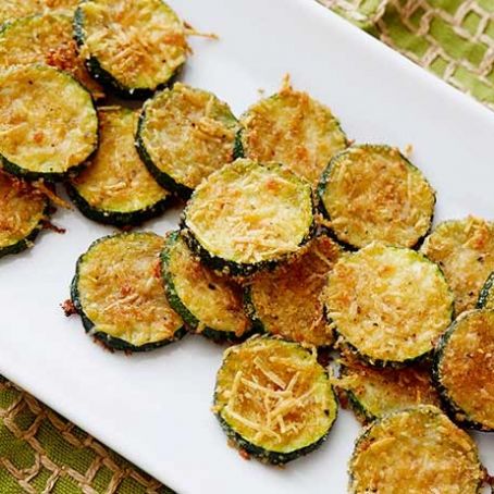 Zucchini Parmesan Crisps