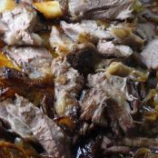 Slow cooked lamb