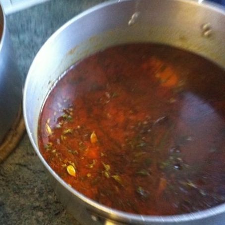 Mirka Mas with tomatoe (fish)