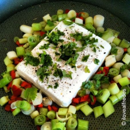 Snacks, Starters, and Nibbles - Feta and Chilli Sandwich