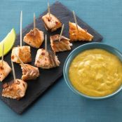 Citrus fish bites with Thai dipping sauce