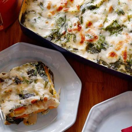 Squash and Spinach Lasagna