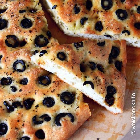 Olive and Sundried Tomato Focaccia
