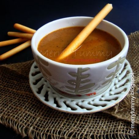 Roasted Tomatoes Garlic Soup