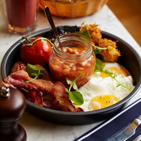 Rustic Looking English Breakfast