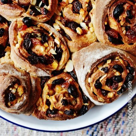 Christmas Pudding Buns